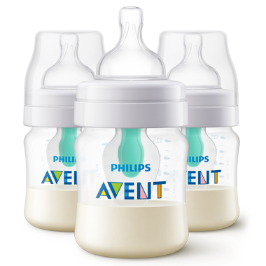 (opens in the same window) ขวดนมต้านอาการโคลิคจาก Philips Avent พร้อมช่องระบายอากาศ